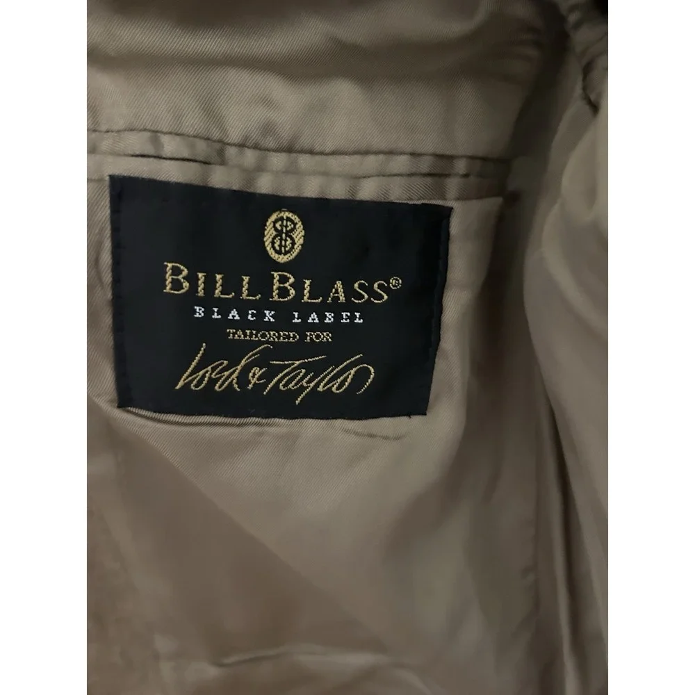 Vtg Bill Blass Black Label 40R Tan Camel Hair Sports Coat USA Lord Taylor's